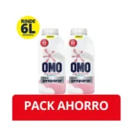 Pack Detergente Líquido Omo para Diluir Piel Sensible 2 x 500 ml