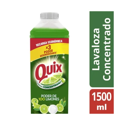 Lavaloza Quix Poder Recarga Aroma Limón 1.5 L
